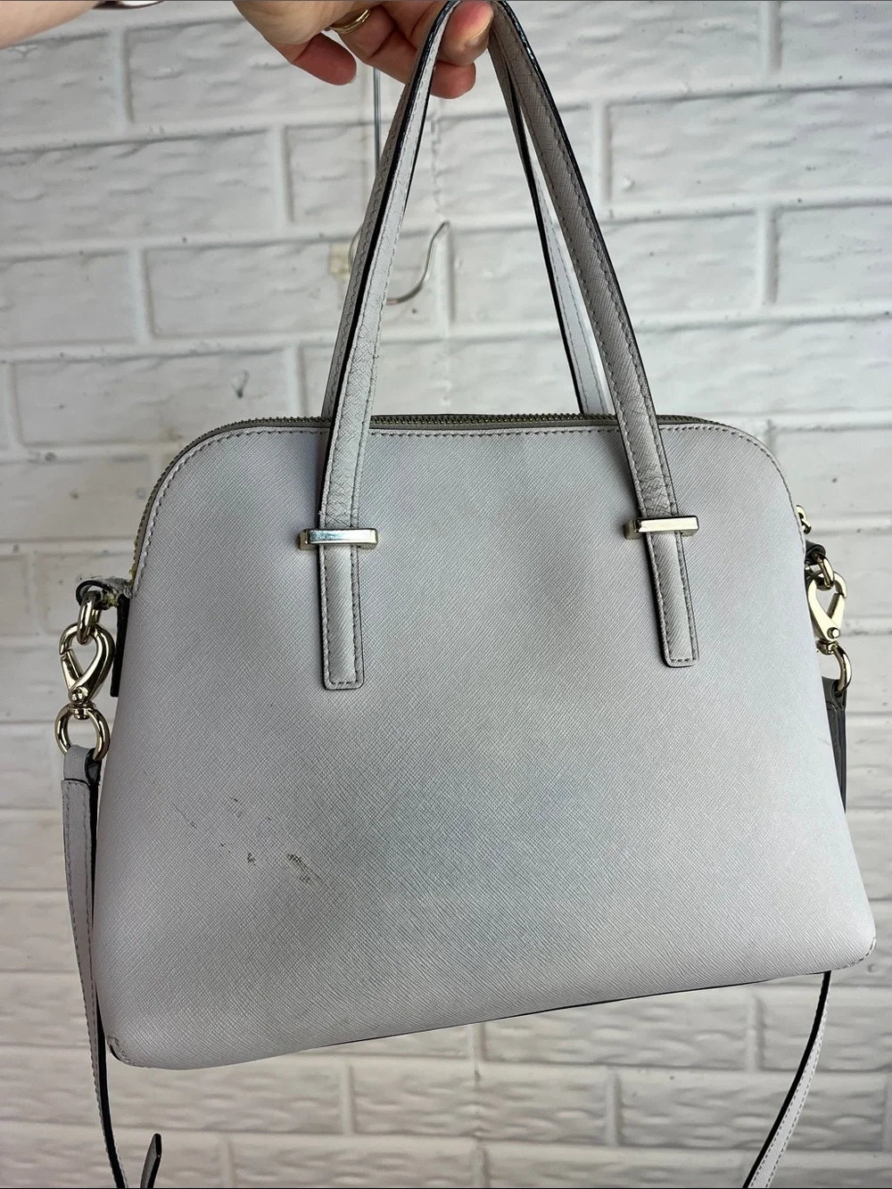 REHAB BUNDLE OF 3 LEATHER BAGS 2 KATE SPADE AND REBECCA MINKOFF